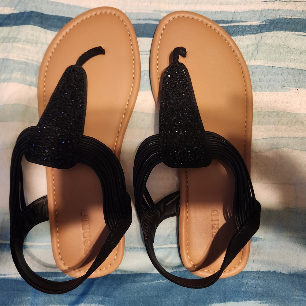 Torrid Black Sandals for Women